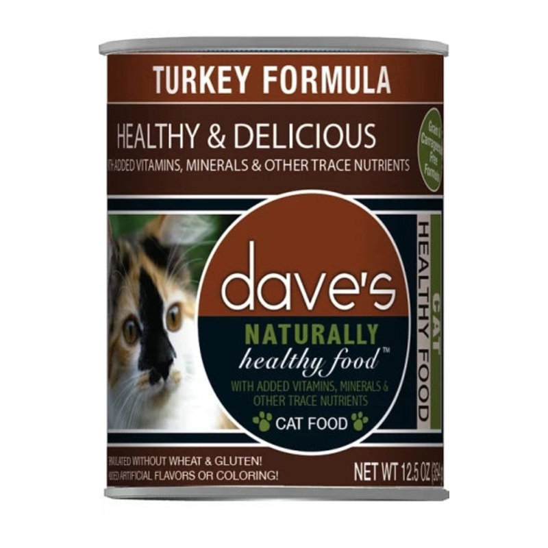 Dave’s Cat Food Naturally Healthy Turkey Formula
