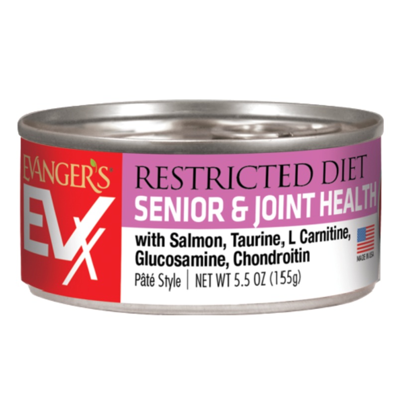 Evanger’s EVX Restricted Diet: Senior & Joint Health Salmon Canned Cat Food