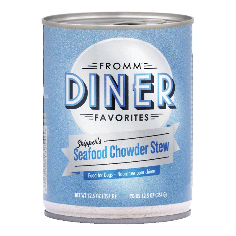 Fromm Diner Favorites Skipper’s Seafood Chowder Stew Canned Dog Food
