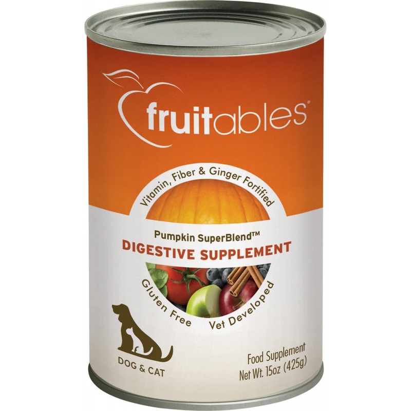 Fruitables Pumpkin SuperBlend Digestive Canned Supplement for Dogs & Cats