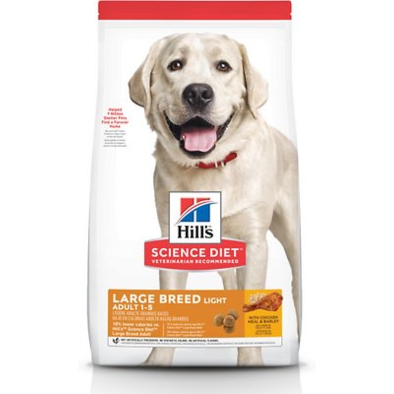 Hill’s Science Diet Adult Large Breed Light Dry Dog Food 30 lb