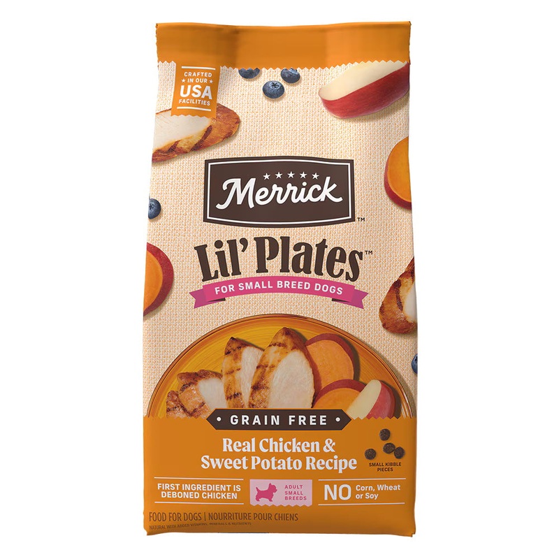 Merrick Lil’ Plates Small Breed Grain Free Real Chicken and Sweet Potato Dry Dog Food