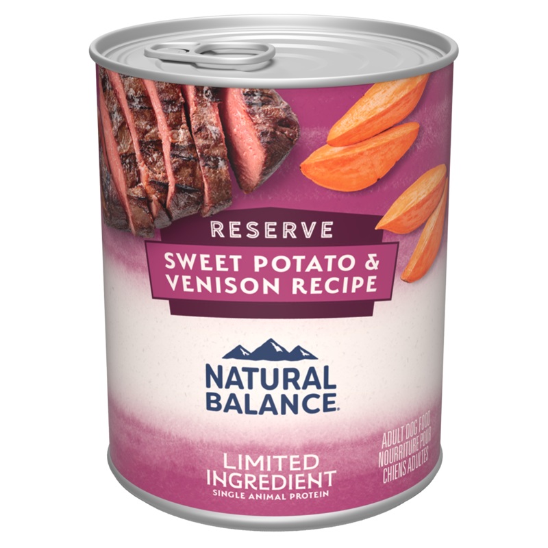 Natural Balance Limited Ingredient Reserve Grain Free Sweet Potato & Venison Wet Dog Food