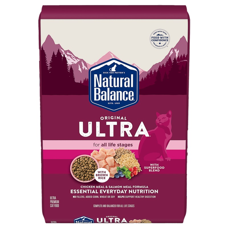 Natural Balance Original Ultra Chicken Meal & Salmon Meal Recipe Dry Cat Food