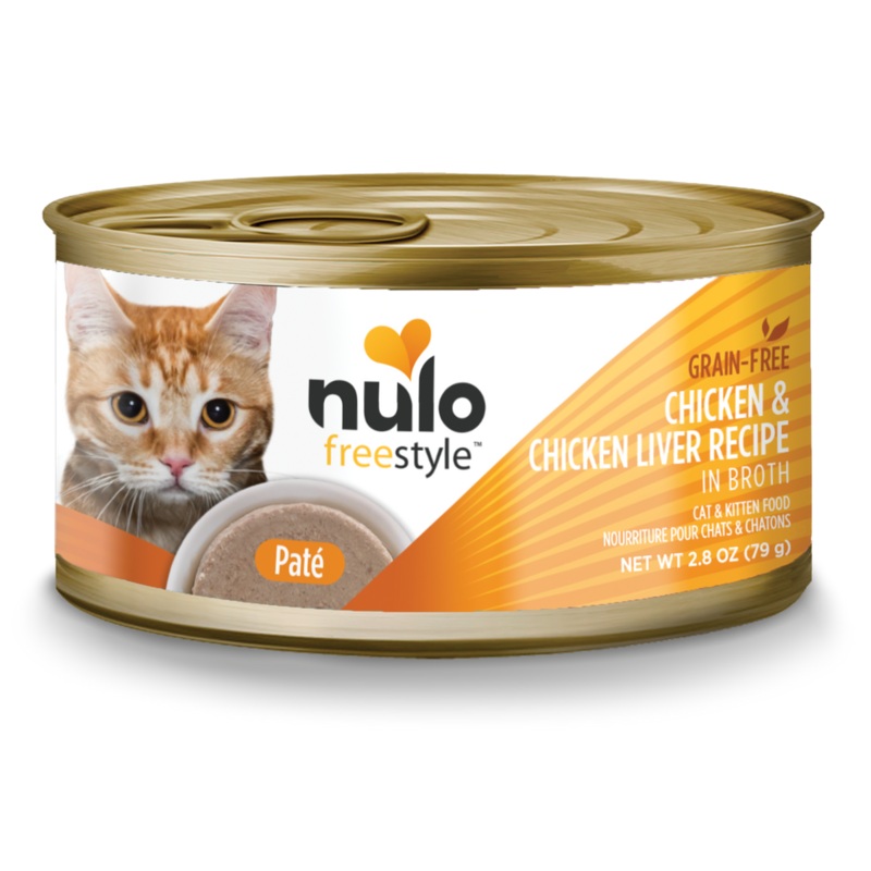 Nulo Freestyle Cat & Kitten Chicken & Chicken Liver Smooth Pate in Broth Canned Cat Food