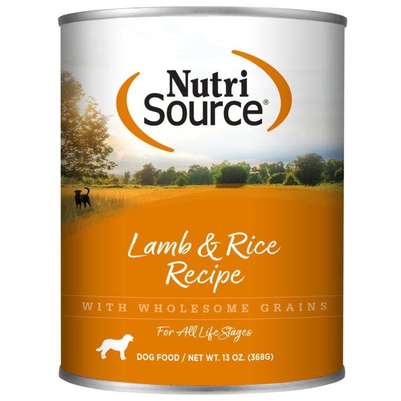 NutriSource Adult Lamb & Rice Canned Dog Food
