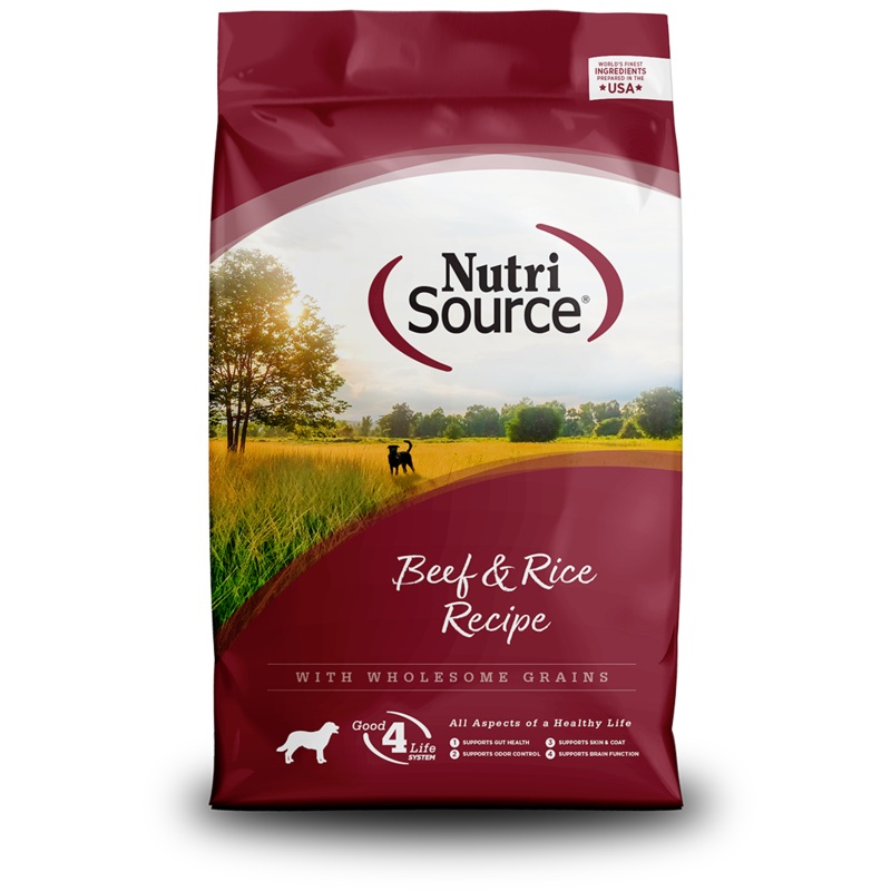 NutriSource Beef & Brown Rice Recipe Dry Dog Food