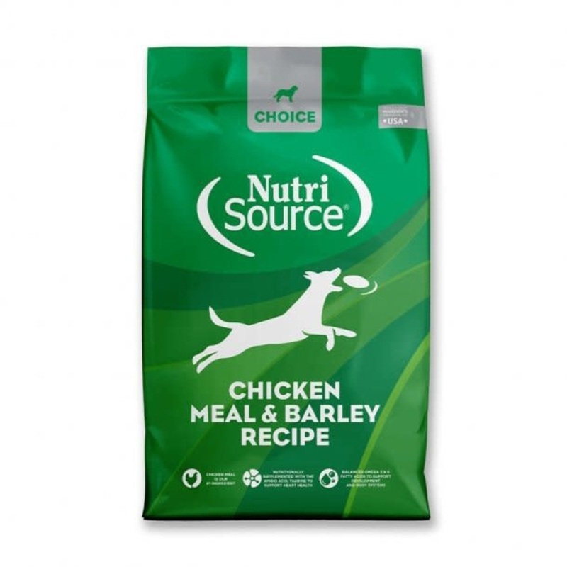 NutriSource Choice Chicken Meal and Barley Dog Food- 30lbs
