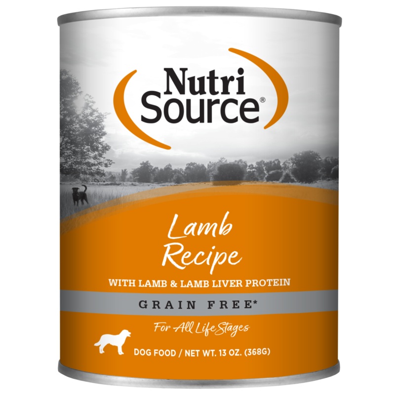 NutriSource Grain Free Lamb Formula Canned Dog Food
