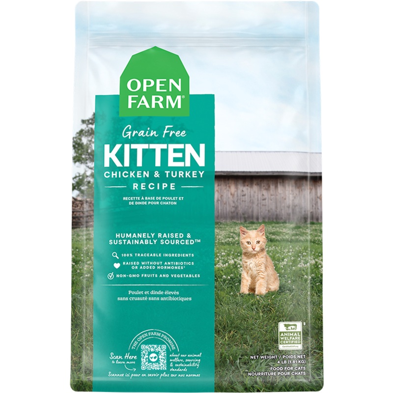 Open Farm Grain Free Kitten Recipe Dry Cat Food