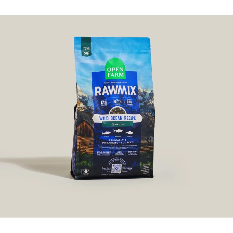 Open Farm RawMix Wild Ocean Grain Free Dry Cat Food