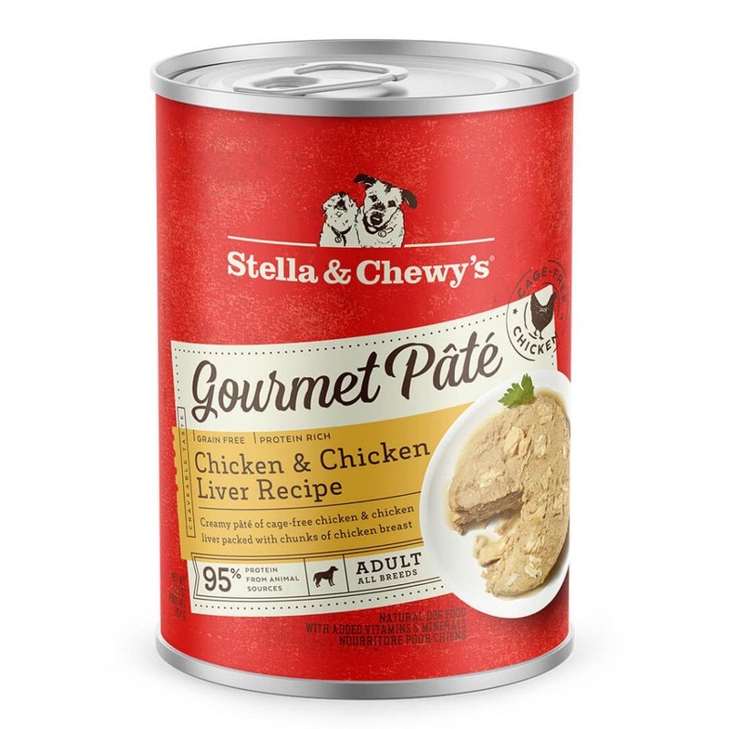 Stella & Chewy’s Gourmet Chicken & Chicken Liver Pate Canned Dog Food