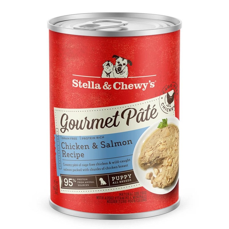 Stella & Chewy’s Gourmet Puppy Chicken & Salmon Pate Canned Dog Food