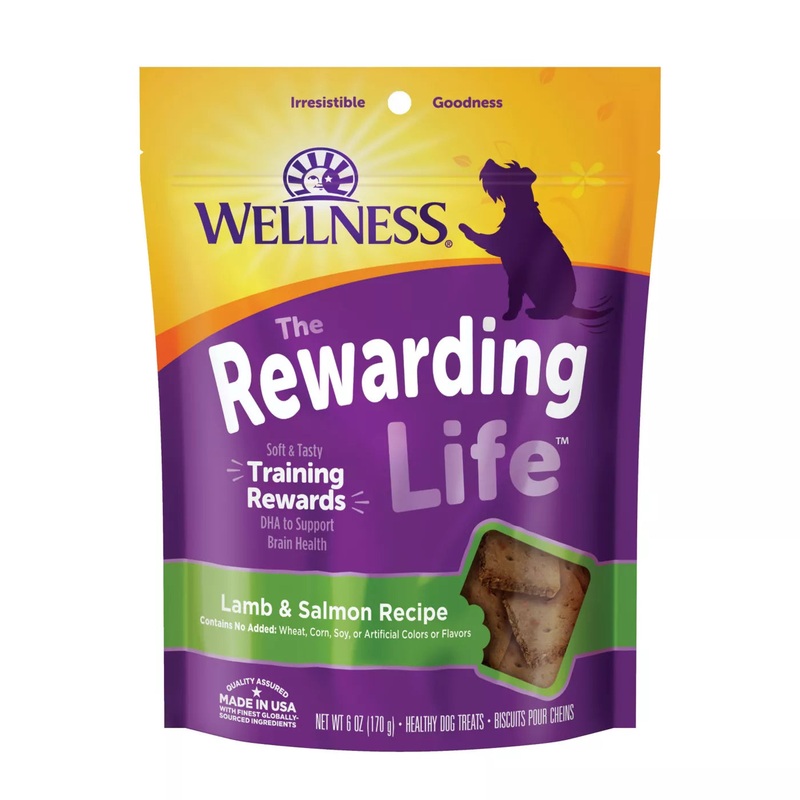 Wellness Rewarding Life grain free  Lamb & Salmon Soft treat 6oz