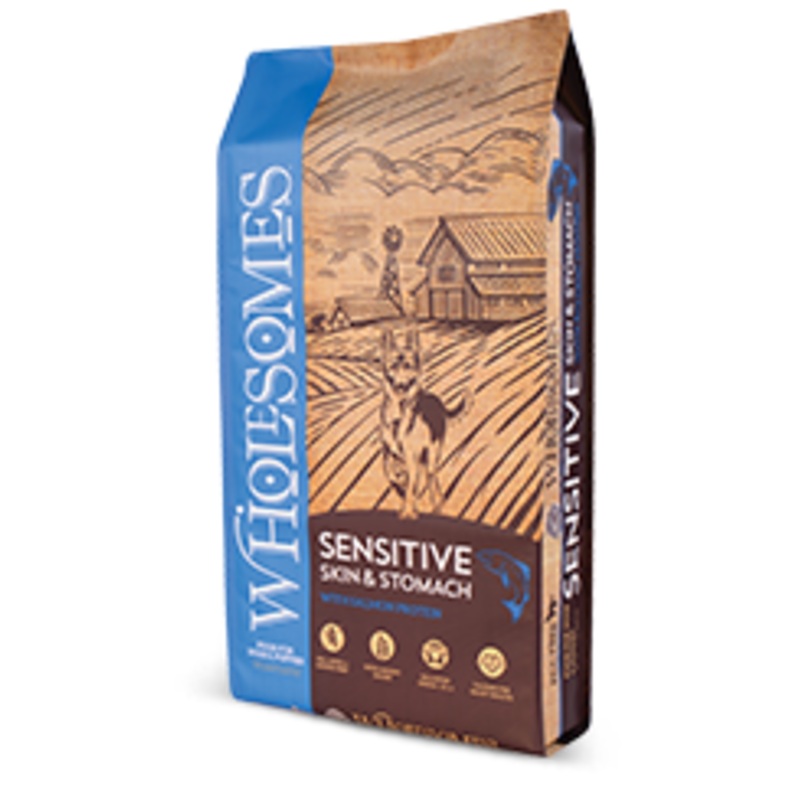 Wholesomes Sensitive Skin & Stomach with Salmon Protein