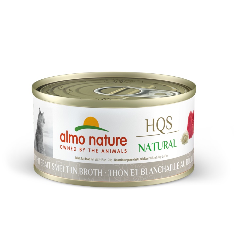 Almo Nature Natural Tuna & Whitebait Smelt Canned Cat Food