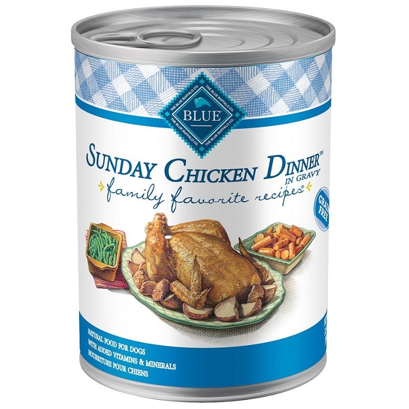 Blue Buffalo Family Favorite Sunday Chicken Dinner Canned Dog Food