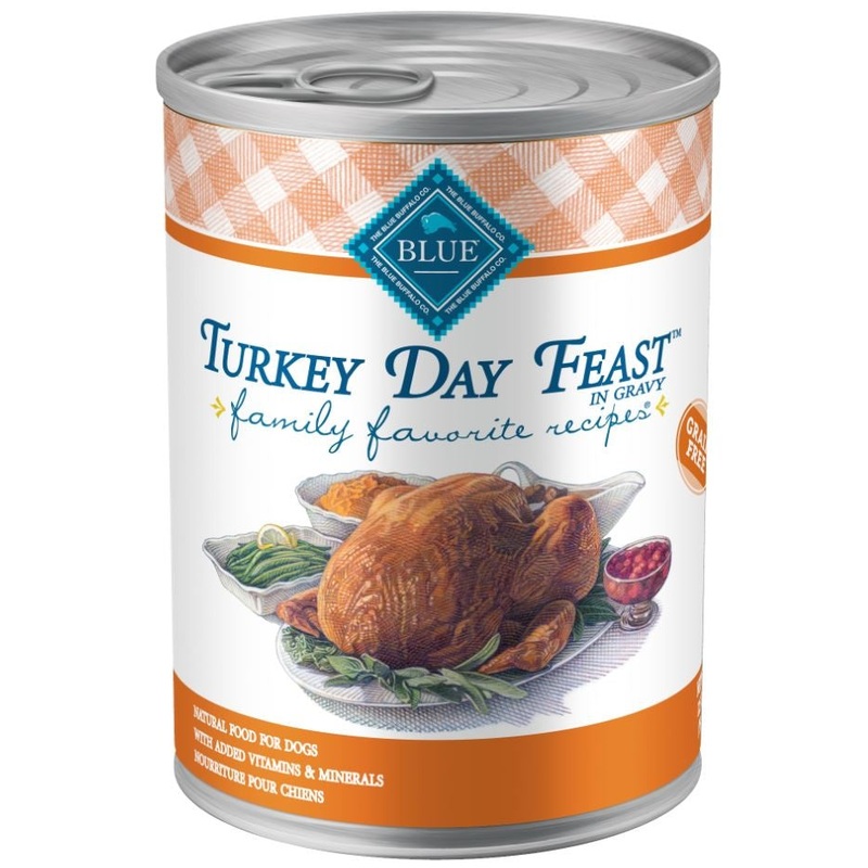 Blue Buffalo Family Favorites Turkey Day Feast Canned Dog Food
