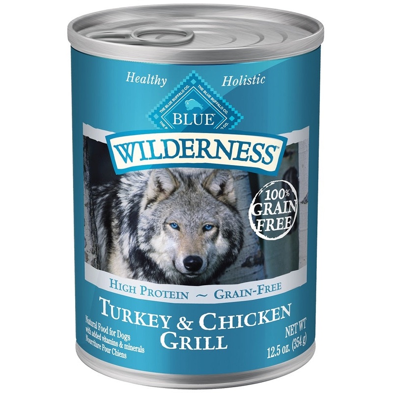 Blue Buffalo Wilderness Turkey and Chicken Grill Canned Dog Food