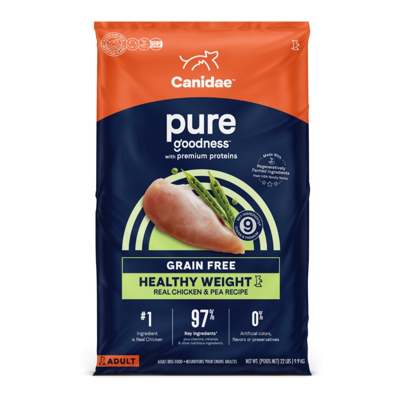 Canidae PURE Grain Free Healthy Weight Chicken & Pea Recipe Dry Dog Food