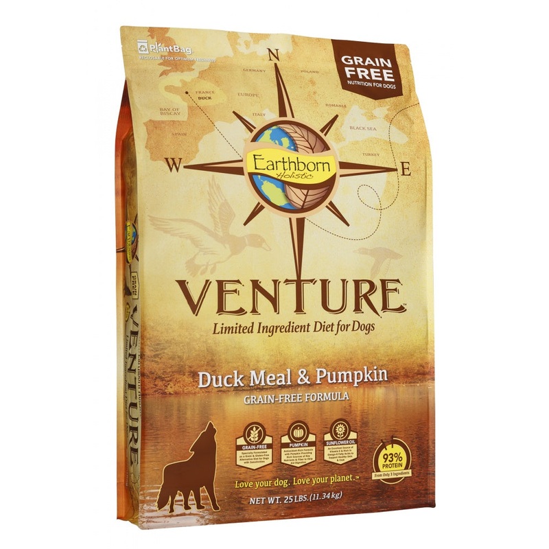 Earthborn Holistic Venture Grain Free Duck Meal and Pumpkin Dry Dog Food