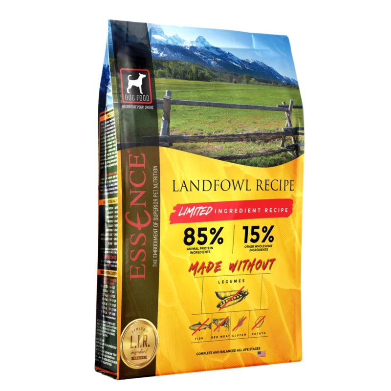 Essence Limited Ingredient Recipe Landfowl Recipe Dry Dog Food