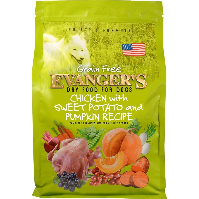 Evanger’s Grain Free Chicken Sweet Potato and Pumpkin Dry Dog Food