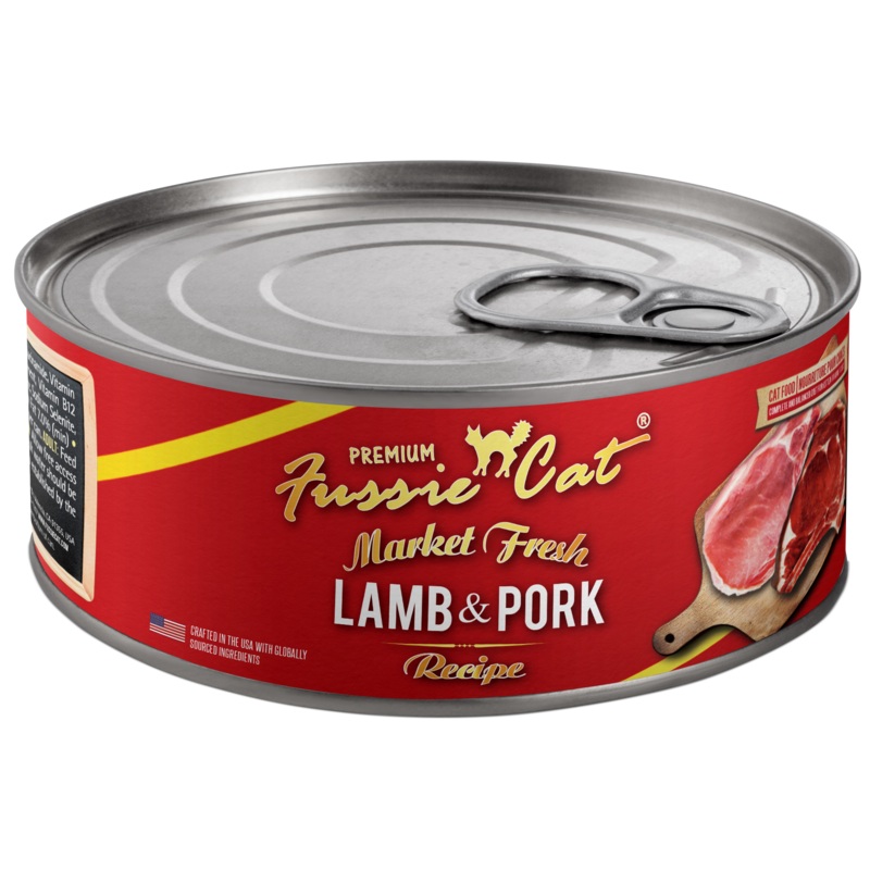 Fussie Cat Market Fresh Lamb and Pork Recipe Canned Cat Food