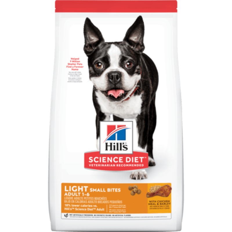 Hill’s Science Diet Adult Light Small Bites with Chicken Meal & Barley Dry Dog Food