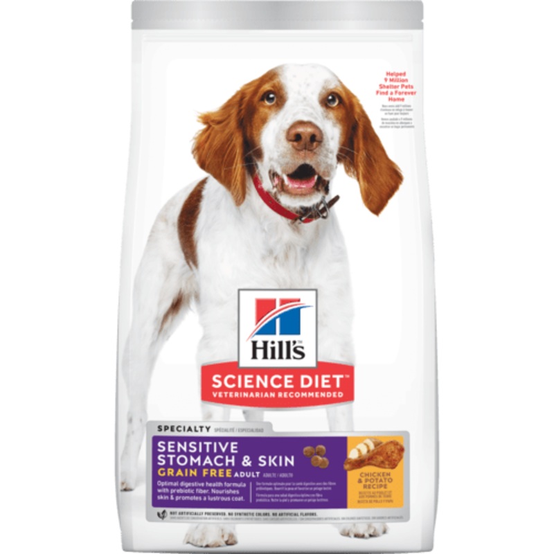 Hill’s Science Diet Adult Sensitive Stomach & Skin Grain Free Chicken & Potato Recipe Dry Dog Food