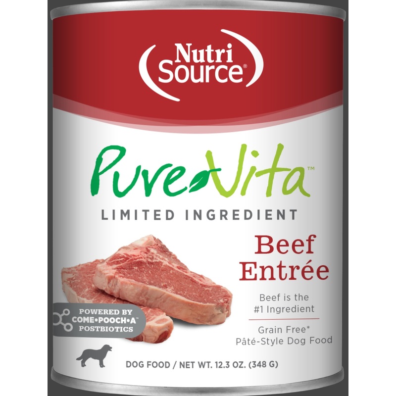 PureVita Grain Free Beef Entre Wet Dog Food