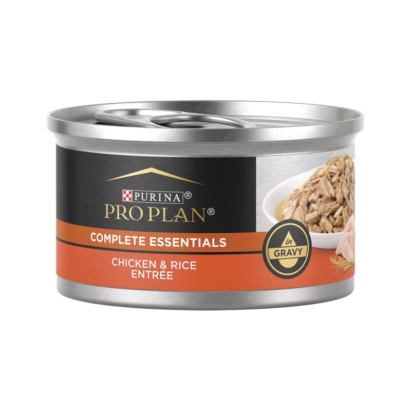 Purina Pro Plan Complete Essentials Chicken & Rice Entree In Gravy Canned Cat Food