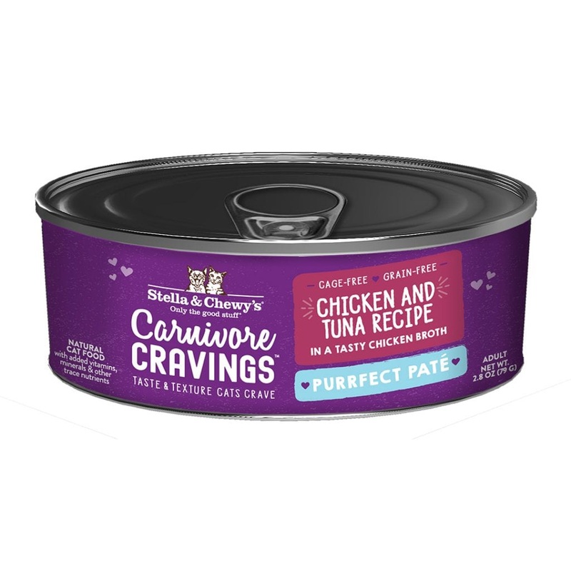 Stella & Chewy’s Carnivore Cravings Chicken & Tuna Pate Canned Cat Food