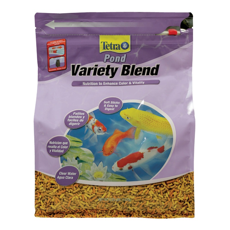 Tetra Pond Color & Vitality Enhancing Koi & Goldfish Variety Blend Fish Food