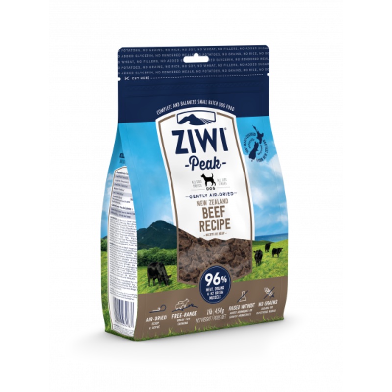 Ziwi Peak Air Dried Grain Free Beef Dog Food