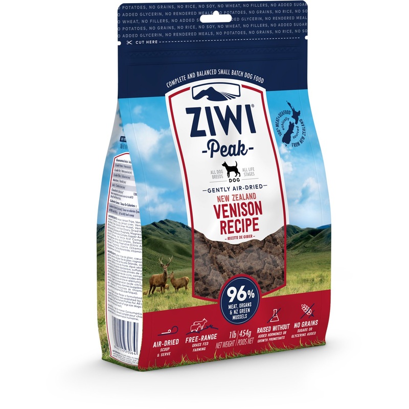 Ziwi Peak Air Dried Grain Free Venision Dog Food