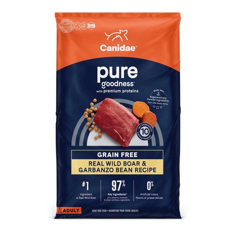 Canidae PURE Grain Free Wild Boar & Garbanzo Bean Recipe Dry Dog Food