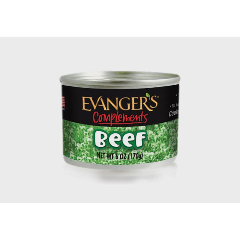 Evanger’s Complements Grain Free Beef Canned Dog and Cat Food