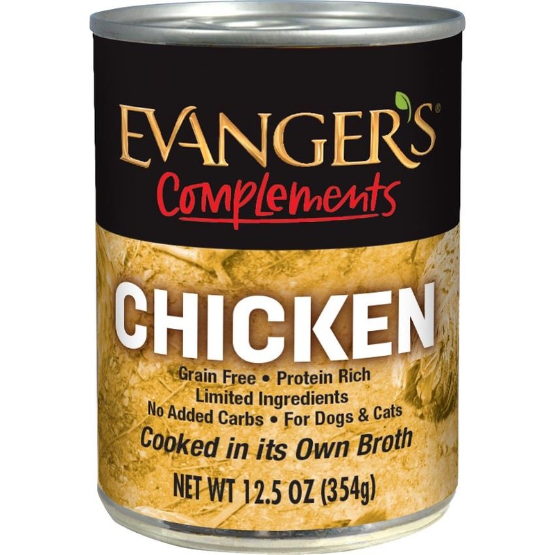 Evanger’s Complements Grain Free Chicken Canned Dog and Cat Food
