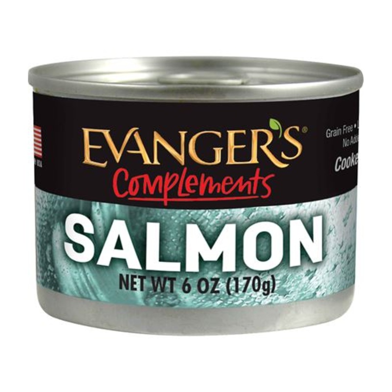 Evanger’s Complements Grain Free Wild Salmon Canned Cat and Dog Food