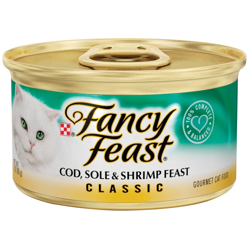 Fancy Feast Classic Cod, Sole and Shrimp Canned Cat Food