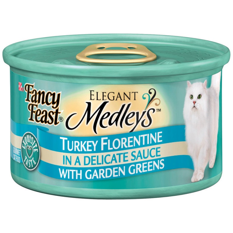 Fancy Feast Elegant Medleys Turkey Florentine Canned Cat Food