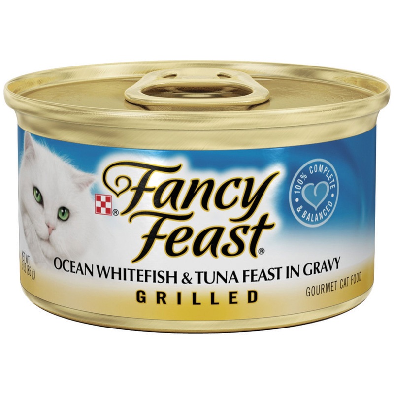 Fancy Feast Grilled Ocean Whitefish and Tuna Canned Cat Food