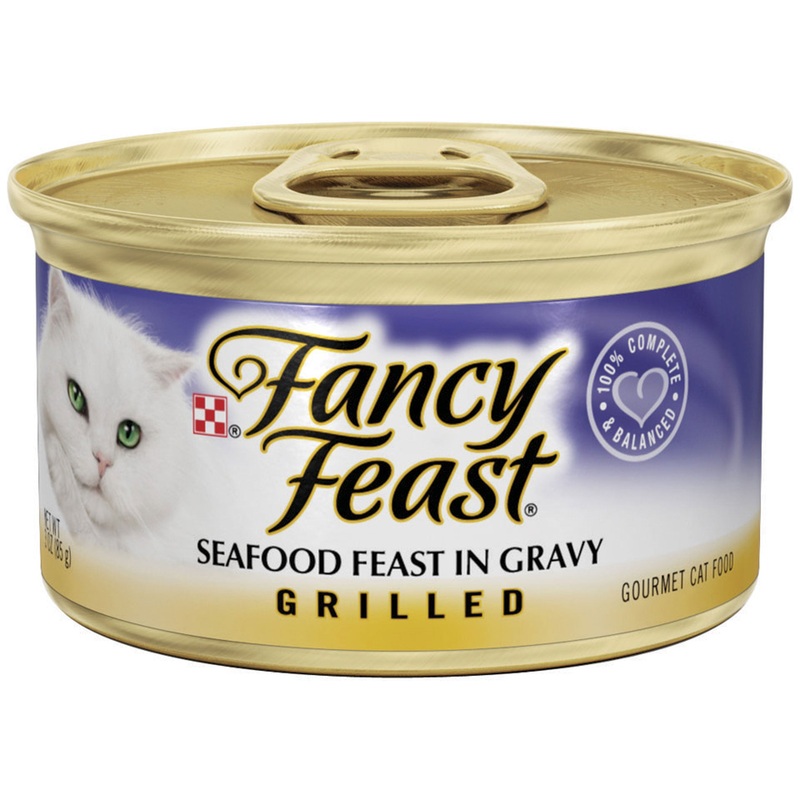 Fancy Feast Grilled Seafood Feast in Gravy Cat Food Canned