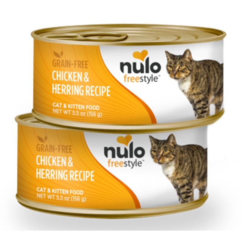 Nulo FreeStyle Grain Free Chicken and Herring Recipe Canned Kitten and Cat Food