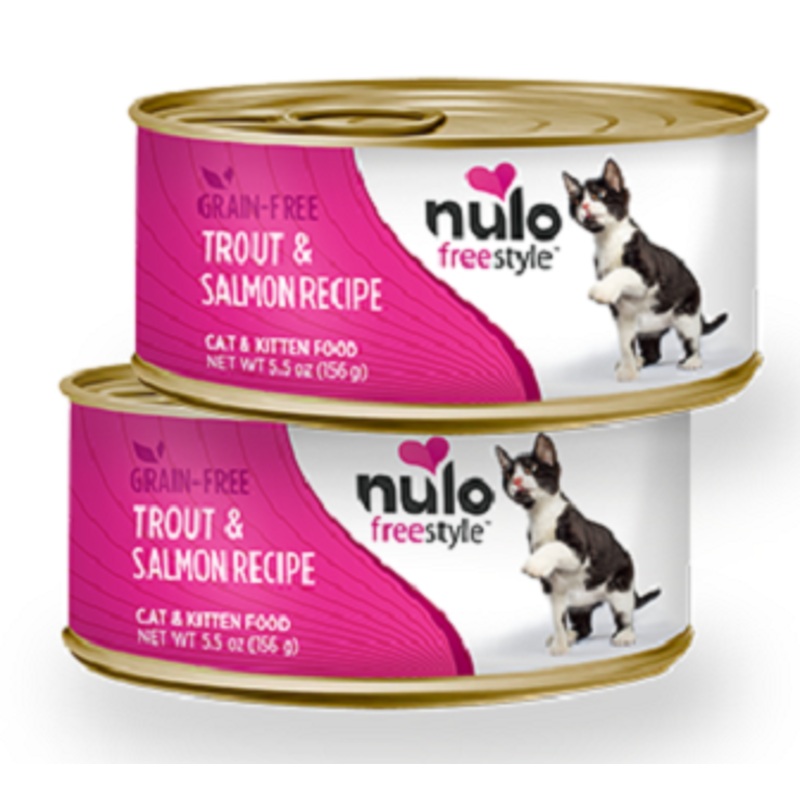 Nulo FreeStyle Grain Free Trout and Salmon Recipe Canned Cat Food