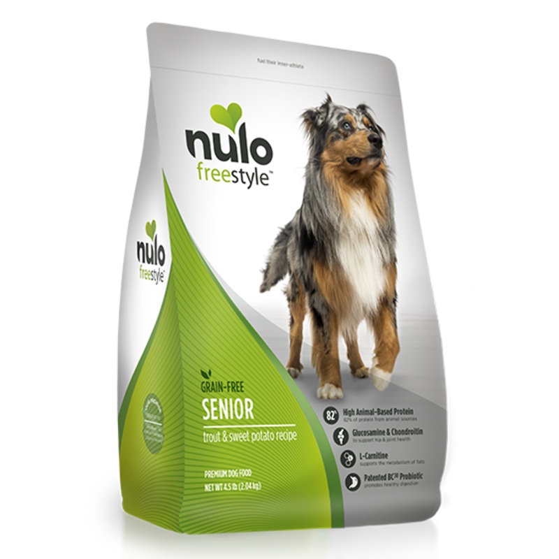 Nulo FreeStyle Grain Free Trout and Sweet Potato Senior Recipe Dry Dog Food