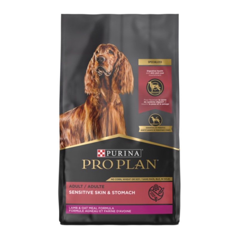 Purina Pro Plan Sensitive Skin & Stomach Formula Lamb & Oat Meal Formula Dry Dog Food