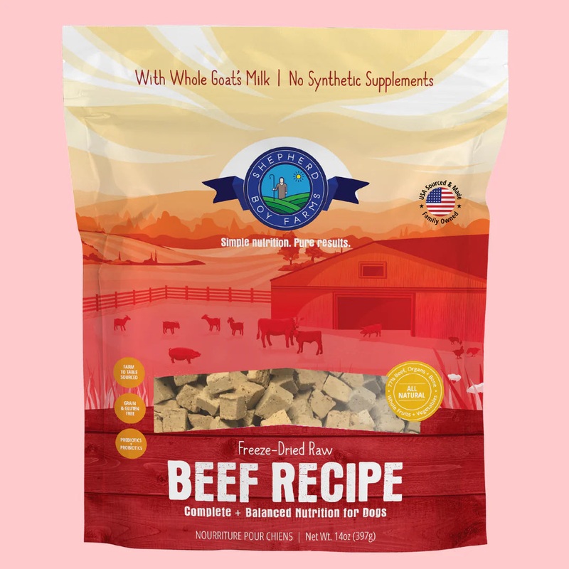 Shepherd Boy Farms Raw Freeze Dried Beef Delight Dog Food