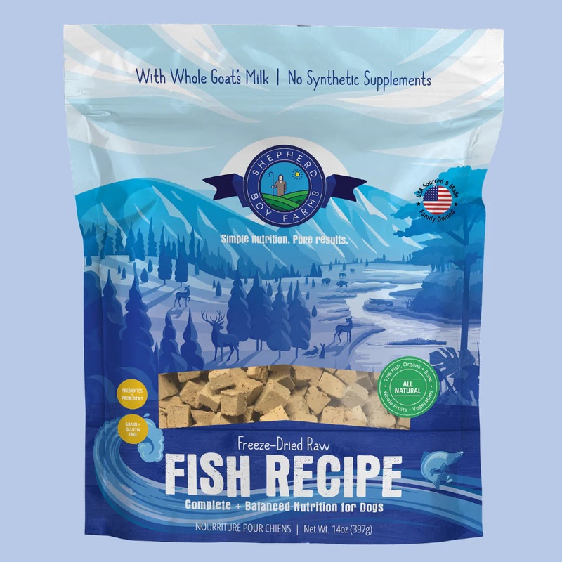 Shepherd Boy Farms Raw Freeze Dried Fish Medley Dog Food